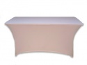 Nappe stretch blance 120x80cm - table pliable 122x76cm